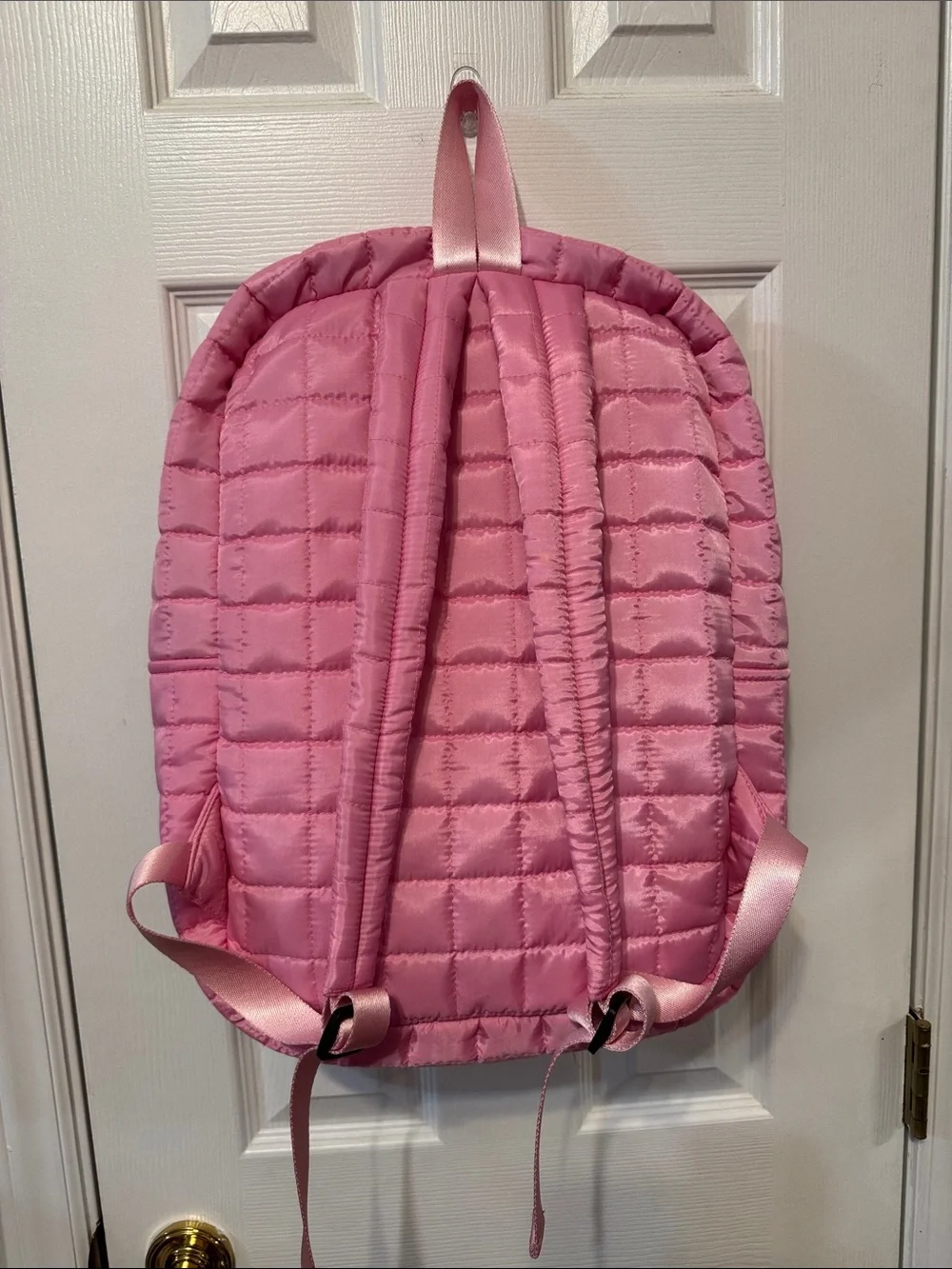 Ashland Quilted Pink Backpack